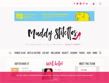 Tablet Screenshot of muddystilettos.co.uk